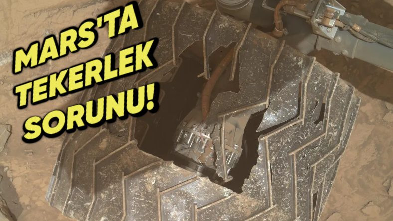 NASA’nın Mars Keşif Aracının Tekerleklerinde Delikler Oluştu! (Hâlâ Misyonuna Devam Ediyor!)